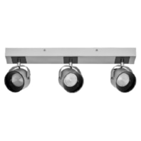 LED-Spotstrahler 3 Spots, silber Decor #4058075828247