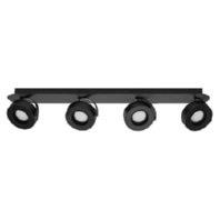 LED-Spotstrahler 4 Spots, schwarz Decor #4058075833692