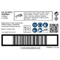 EXPERT MultiMax AIZ 32 AufputzILT Blatt f�r 2608902397