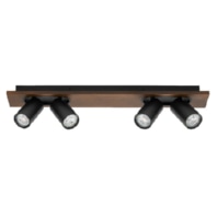 Deckenleuchte 4xGU10 schwarz Decor 4058075828100