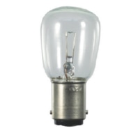 Birnenlampe 26x57mm Ba15d 220-260V 15W 41138