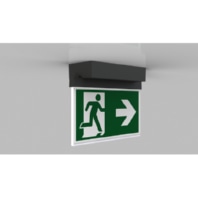 LED-Rettungszeichenleuchte ZB + ML, anthrazit AMD009ML-AZ