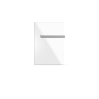Badinfrarotheizung SMART, Glas reinwei� LAVABATH3-GL-S46333