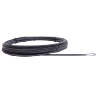 Metallspirale D=4mm, 10m mit Kopf 30010