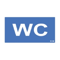 Insert sheet/plate for emergency FT2EWEC-PICTO-WC