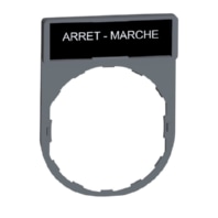 Schildtr�ger 30x40mm ARRET-MARCHE 22mm ZBY2166C0