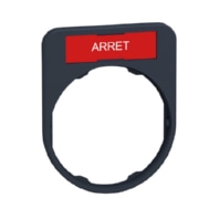 Schildtr�ger 40x50mm ARRET Flush 30mm ZBYF2104