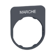 Schildtr�ger 40x50mm MARCHE 30mm grau ZBYFP2103C0