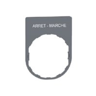 Schildtr�ger 30x40mm ARRET-MARCHE 22mm ZBYP2166C0