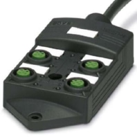 Sensor-/Aktor-Box 4-polig Code-A 5 m, SACB-4/4 1452398
