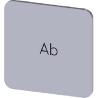 Bezeichnungsschild Beschriftung: Ab 3SU1900-0AF81-0AE0