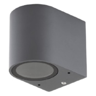 Wandanbauleuchte 1flg.anth IP44 GU10 220-240V 637015