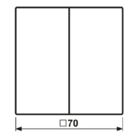 Cover plate for venetian blind LC 995 P255