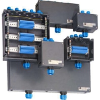 Klemmenkasten Ex i 1x2-Leiter 2,5 blau 136604