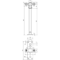 Holder for lightning protection LH ZS 18EXW160 BPV2A