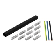 Medium-walled shrink tubing 24/8mm black 207-5485/316-000