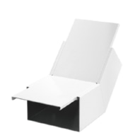 Flat bend for fire-resistant duct PLM BR 1220 RW