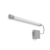 LED-Feuchtraumleuchte 840, ML, EB 3h, grau