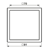 Frame 1-gang green LC Z981 BF219