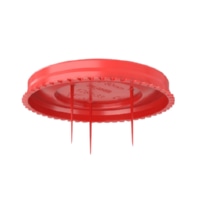 Cover for flush mounted box round 1281-33