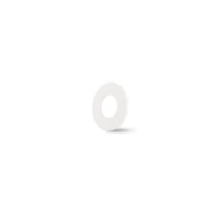 Decorative ring round white matt, 3424