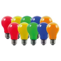 LED lamp set E27 2 v each. 5 colors 32764 (quantity: 10)