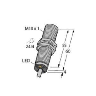 Inductive proximity switch 5mm BI5-M18-RDZ3X