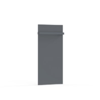 Badinfrarotheizung, Metall grau 62x124.5cm 500W LAVABATH3PURE-500-NA
