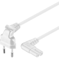 Netzkabel 5m mit Winkelstecker, wei 97357