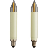 LED-Filament-Schaftkerze 8V, 0,5W, 2er Blister 904963 Bli.2