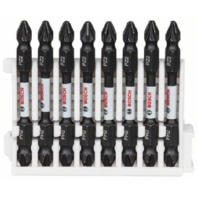 Schrauberbit-Set PH2-PZ2, 65mm,VE8 2608522333