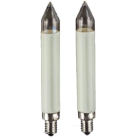 LED-Schaftkerzen 12-16V warmwei� 2er E10 902044 Bli.2