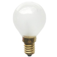 Tropfenlampe 45x72 mm E14 65V 25W matt, 40312