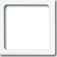 Central disc studio white/matt for flush-mounted info light, 1716-884