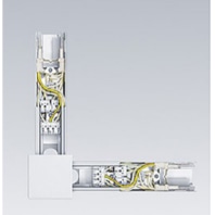 Coupler/connector L-shape for luminaires CONTUS T-VL4 WH