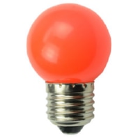 LED-Leuchtmittel 45x72mm E27 230VAC rot 125 30280