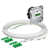LC-Quad Optic data outlet white 4250035