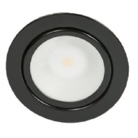 LED furniture recessed light warm white, black 1850208418