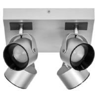 LED-Spotstrahler 4 Spots, silber Decor #4058075828285