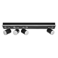 LED-Spotstrahler 4 Spots, schwarz Decor #4058075833999