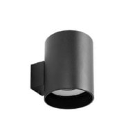 Wall-mounted module round black/white 45201560