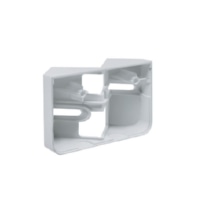 Corner wall holder silver XLED home 2, 053109