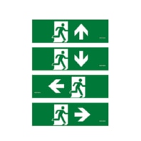 Sticker for emergency luminaire SLX FLAT EN10077791
