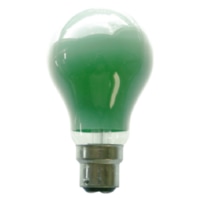 Standard lamp 25W 230V B22d green 40366