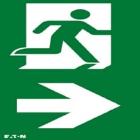 Insert sheet/plate for emergency LUM10594