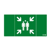 Insert sheet/plate for emergency FT2EWEC-PICTO-MP