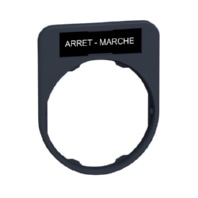 Schildtr�ger 40x50mm ARRET-MARCHE 30mm ZBYF2166