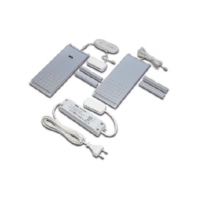 LED-Unterbauleuchte 7,5W aluminium, Lichtfarbe warmwei�, 2er-Set, 61055120207