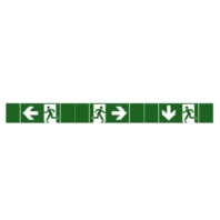 Sticker for emergency luminaire 265/76/3