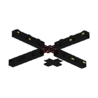 Coupler/connector X-shape for luminaires 88484580